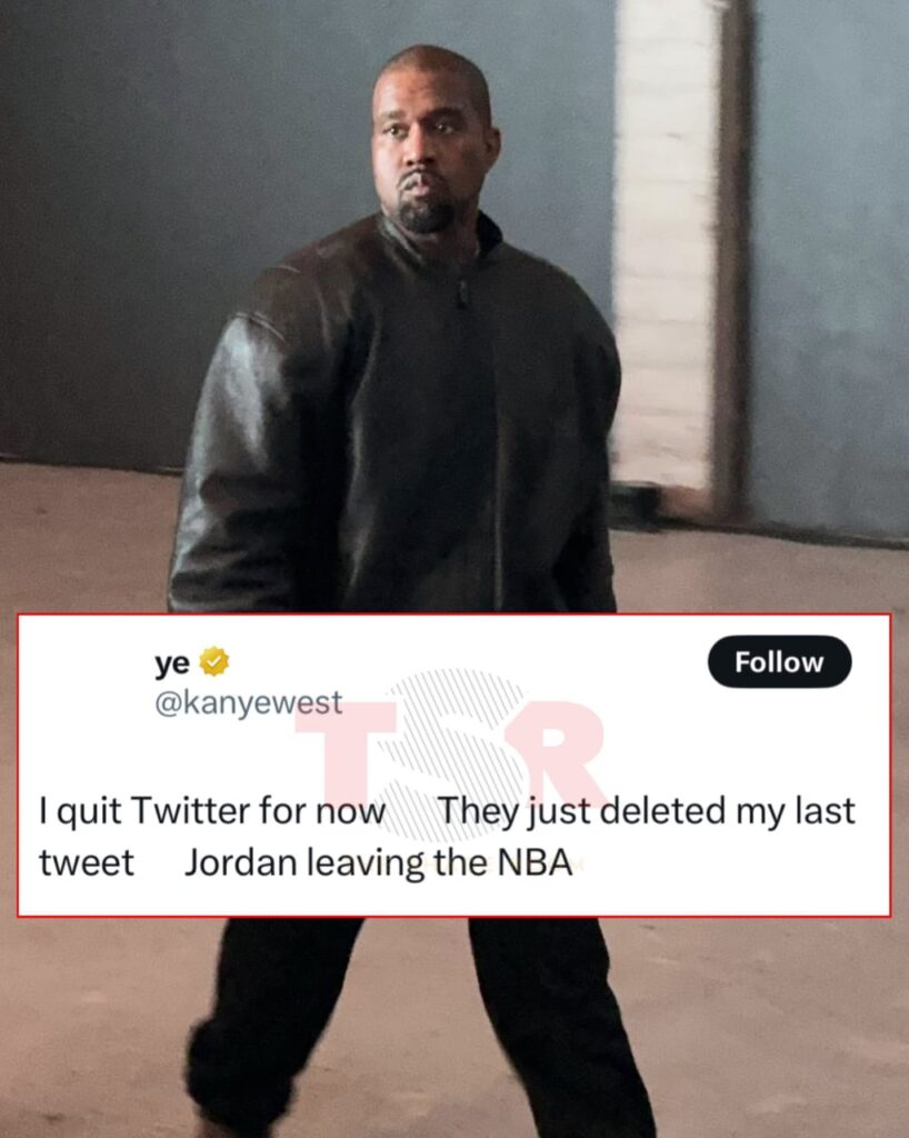 Kanye West Quits Twitter After His Tweet Gets Deleted